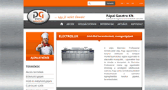 Desktop Screenshot of papaigasztro.com