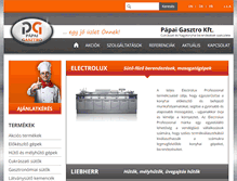 Tablet Screenshot of papaigasztro.com